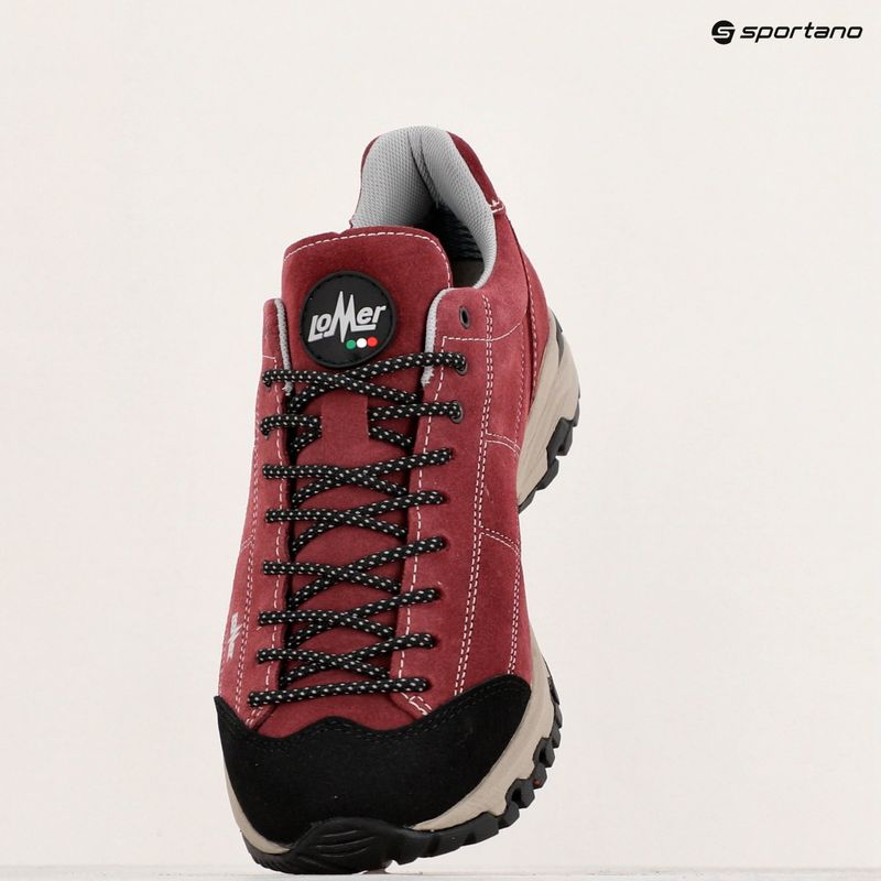 Buty damskie Lomer Maipos Mtx Suede cremisi 9