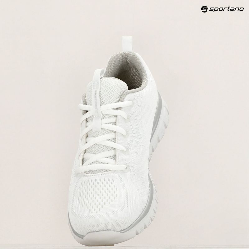 Buty damskie SKECHERS Graceful Get Connected white/silver 9