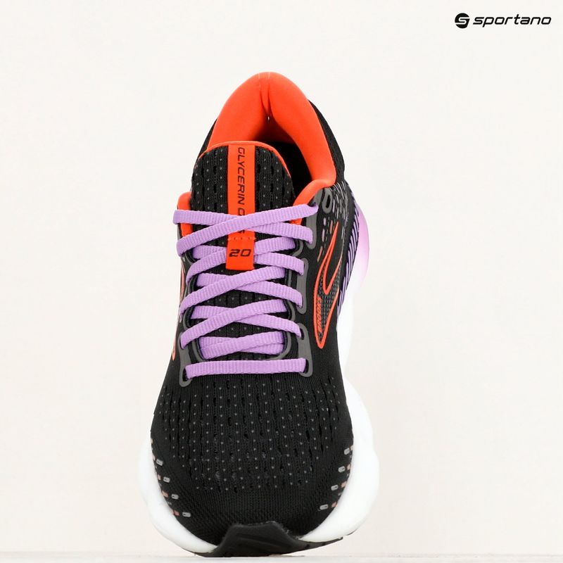 Buty do biegania damskie Brooks Glycerin GTS 20 black/bellflower/fiesta 9
