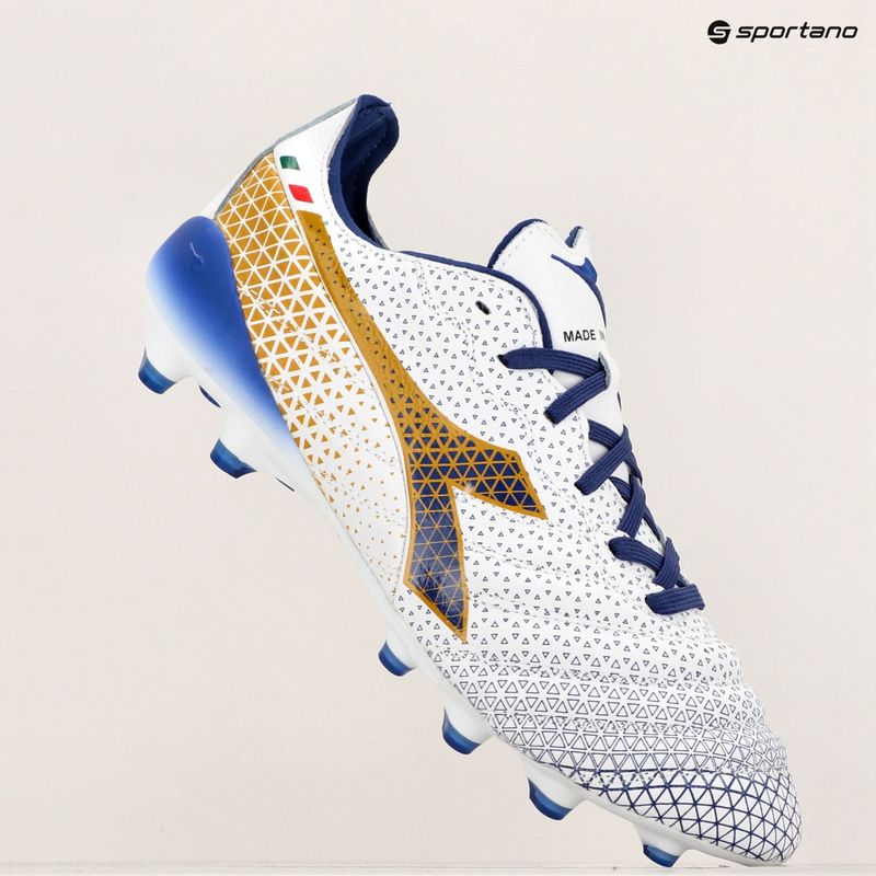 Buty piłkarskie męskie Diadora Brasil Elite Tech GR ITA LPX white/blue/gold 11