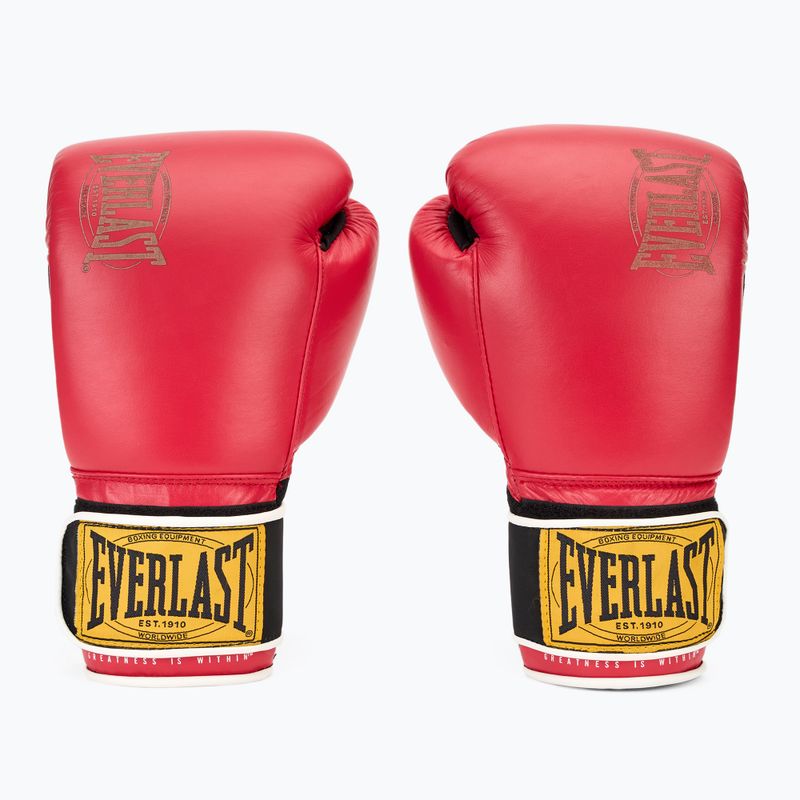 Rękawice bokserskie Everlast 1910 Classic red 2
