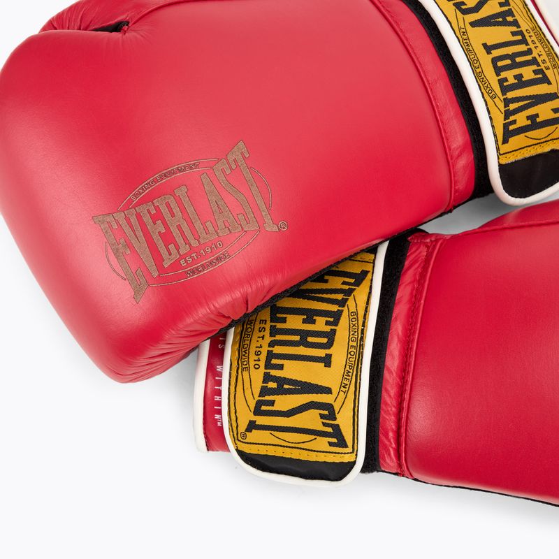 Rękawice bokserskie Everlast 1910 Classic red 5