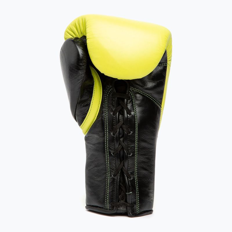 Rękawice bokserskie Everlast Powerlock 2 Laced Pro Training neon yellow 9