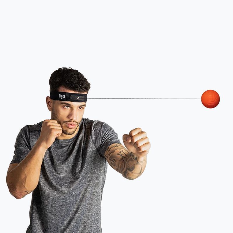 Piłka refleksowa Everlast Powerlock Reflex red/black 2