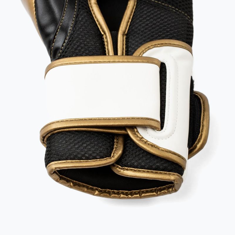 Rękawice bokserskie Everlast Powerlock 2 white/gold 7