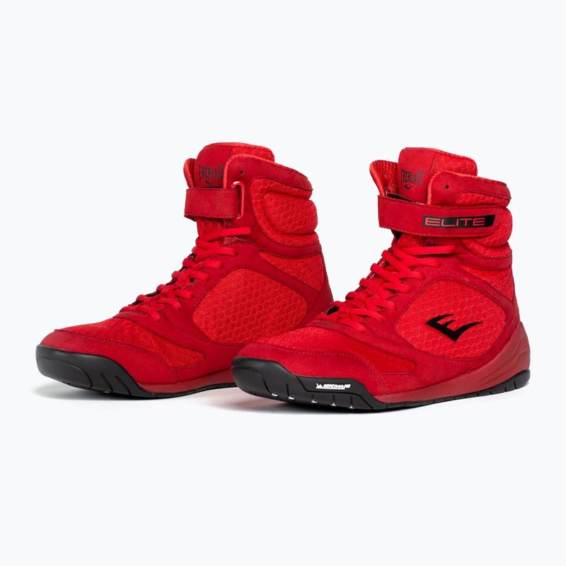 Buty bokserskie męskie Everlast Elite 2 red 2