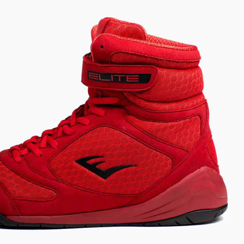 Buty bokserskie męskie Everlast Elite 2 red 5