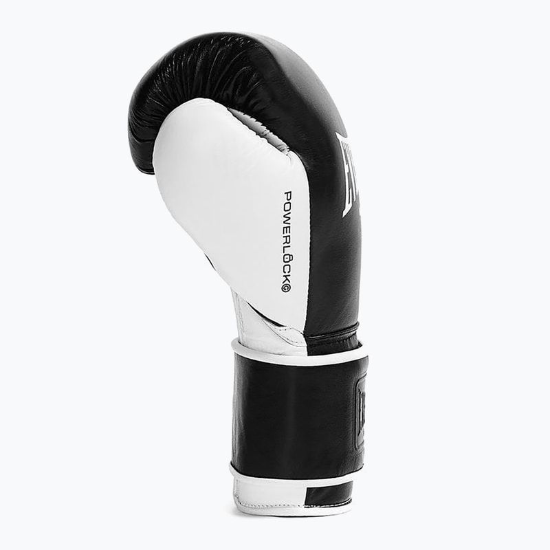 Rękawice bokserskie Everlast Powerlock Pro OG H&L black/white 3