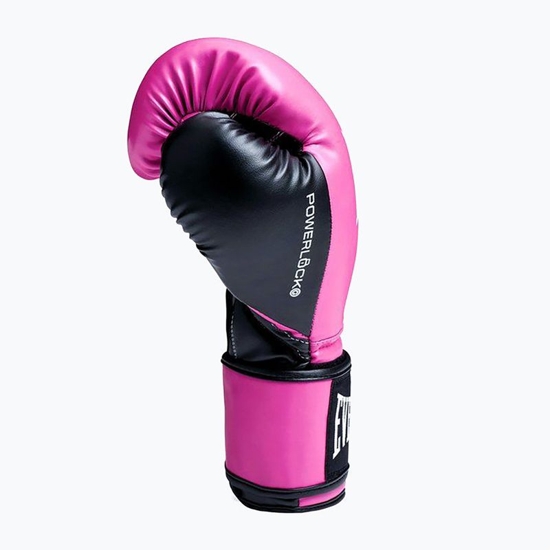 Rękawice bokserskie Everlast Powerlock Pro OG H&L Training Glove pink/black 4