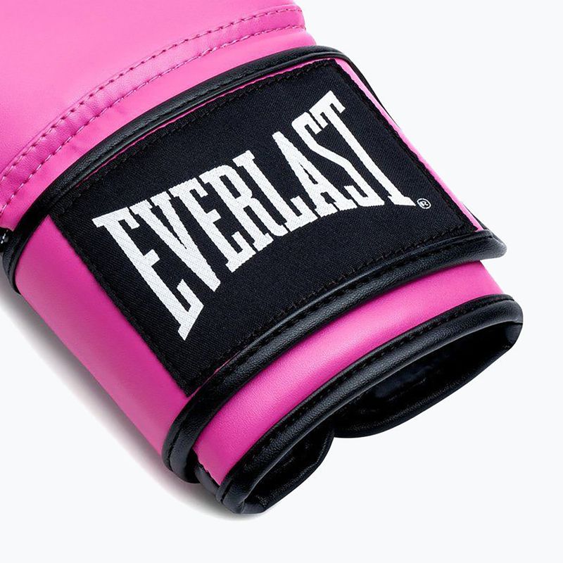 Rękawice bokserskie Everlast Powerlock Pro OG H&L Training Glove pink/black 5