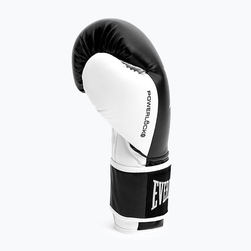 Rękawice bokserskie Everlast Powerlock Pro OG H&L Training Glove white/black 4