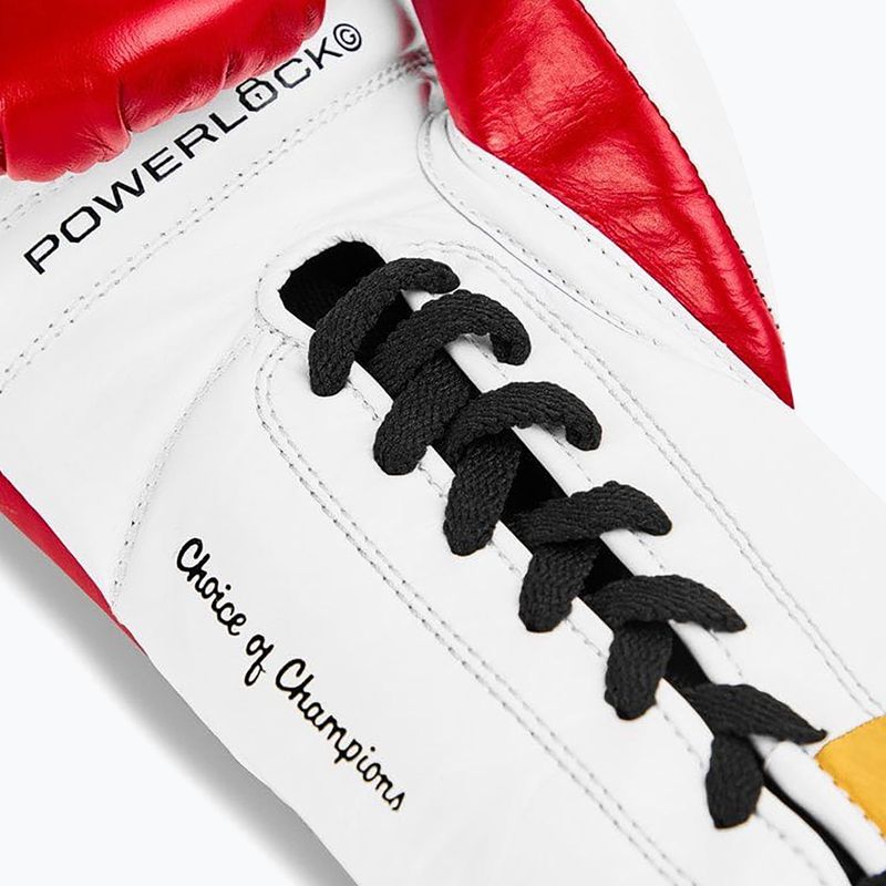 Rękawice bokserskie Everlast Powerlock OG Pro Fight red/white 4
