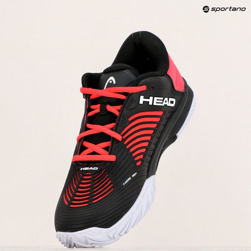 Buty do tenisa dziecięce HEAD Revolt Pro 4.5 black/red 9