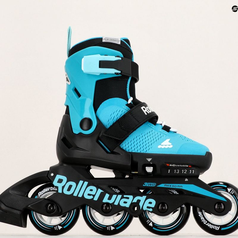 Rolki dziecięce Rollerblade Microblade Jr aqua/black 10