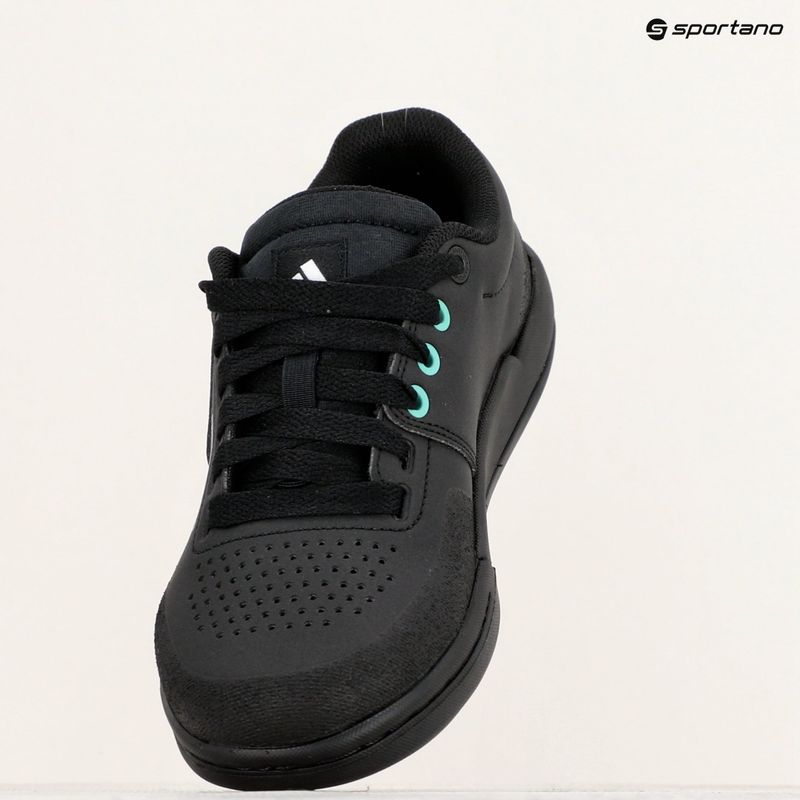 Buty rowerowe platformy damskie adidas FIVE TEN Freerider Pro core black/crystal white/acid mint 9