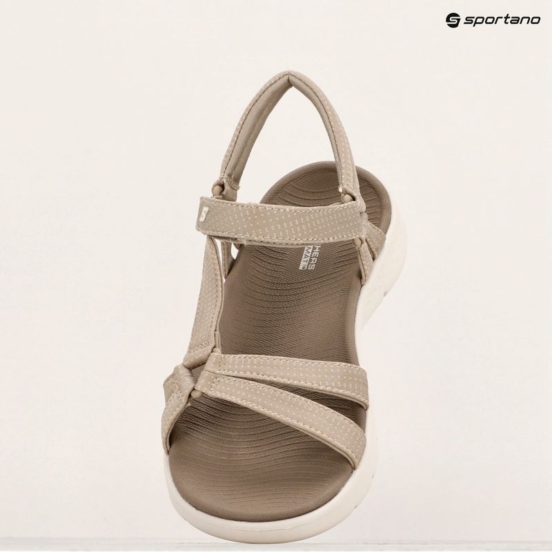 Sandały damskie SKECHERS Go Walk Flex Sandal Sublime taupe 15