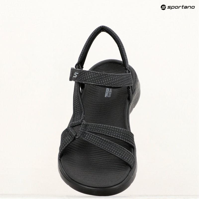 Sandały damskie SKECHERS Go Walk Flex Sandal Sublime black 15