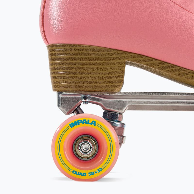 Wrotki damskie IMPALA Quad Skate pink/yellow 9