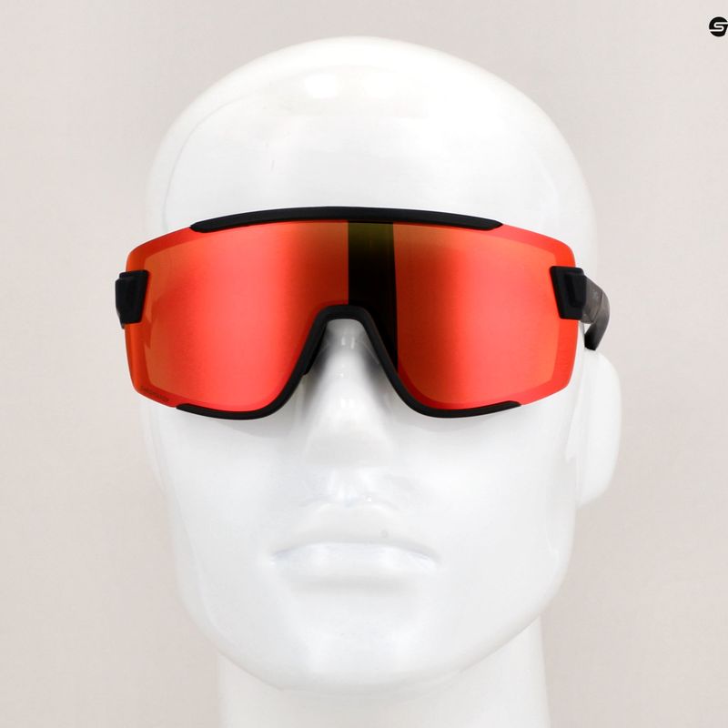 Okulary przeciwsłoneczne Smith Wildcat matte black/chromapop red mirror/clear 8