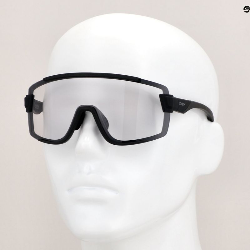 Okulary przeciwsłoneczne Smith Wildcat 2024 matte black/photochromic clear to gray/clear 8