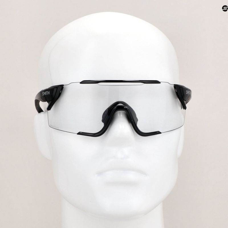 Okulary przeciwsłoneczne Smith Attack MAG MTB black/photochromic clear to grey/low light amber 8