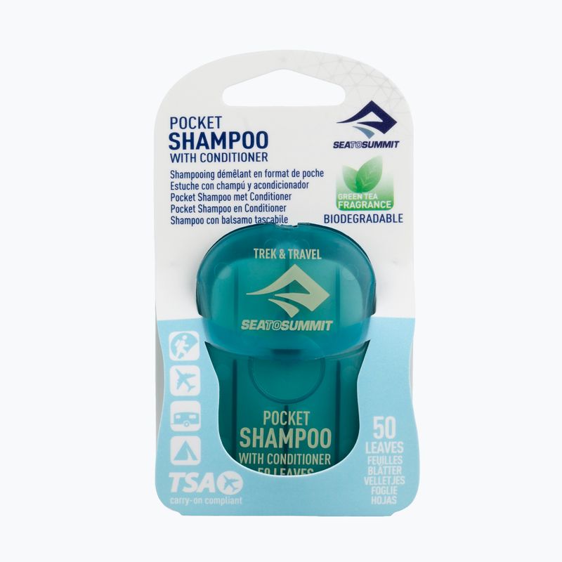 Szampon w listkach Sea To Summit Trek & Travel Pocket Conditioning Shampoo 50 szt. blue 2