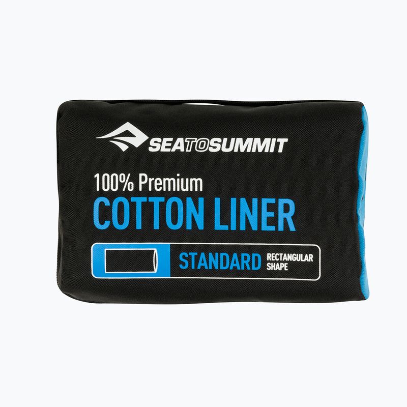 Wkład do śpiwora Sea to Summit Premium Cotton Standard Rect navy blue