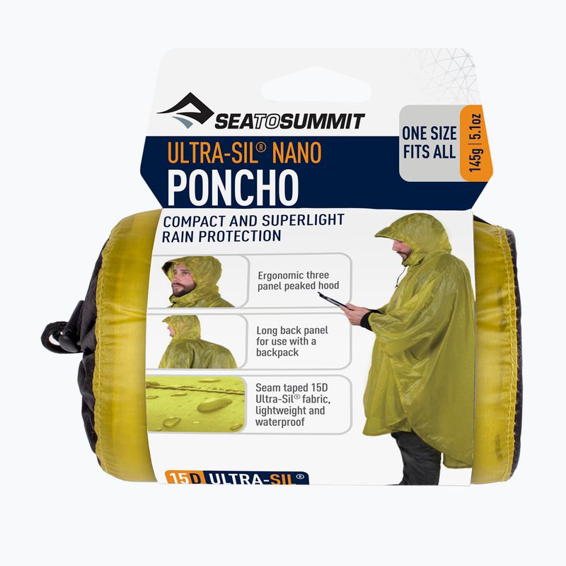 Ponczo Sea To Summit Ultra-Sil™ Nano lime 4