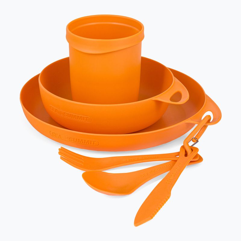 Zestaw naczyń turystycznych Sea to Summit Delta Camp Set orange