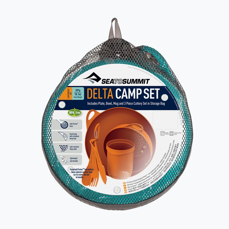 Zestaw naczyń turystycznych Sea to Summit Delta Camp Set blue 6