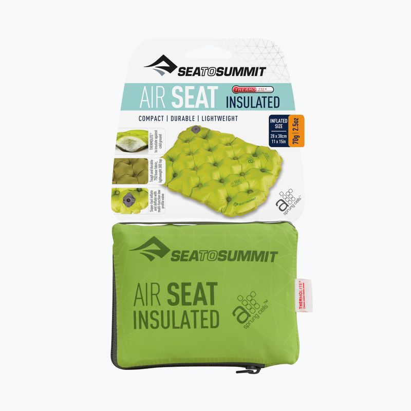 Mata dmuchana do siedzenia Sea to Summit Air Seat Insulated green 11