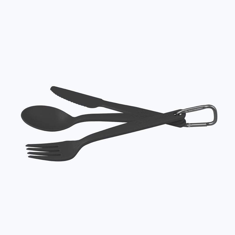 Zestaw sztućców Sea to Summit Camp Cutlery Set 3pcs charcoral 2