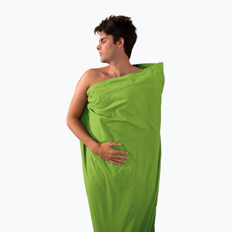 Wkład do śpiwora Sea to Summit Premium Cotton Standard Rect green 4