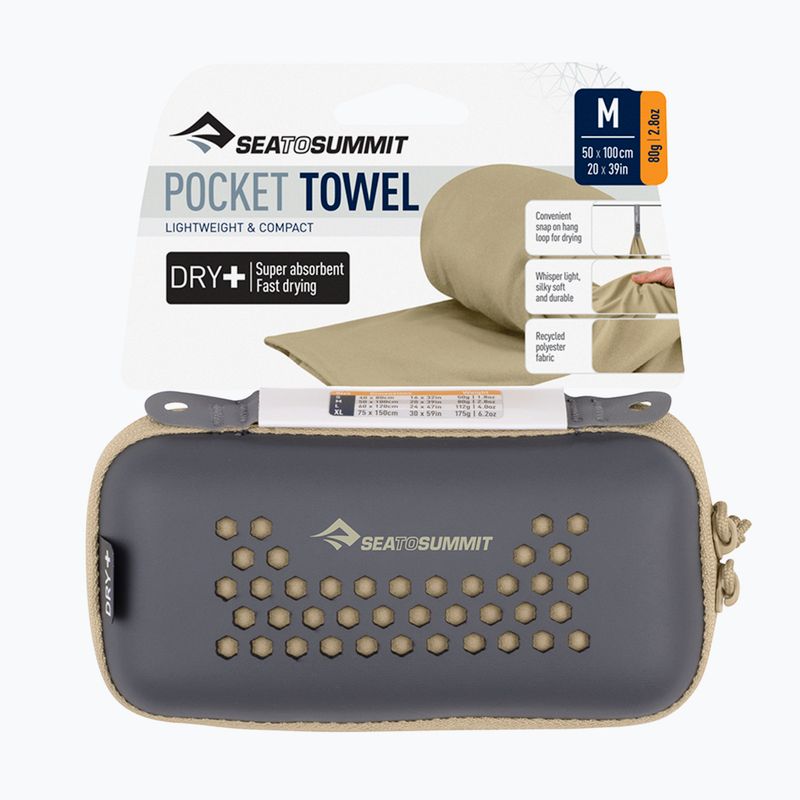 Ręcznik szybkoschnący Sea to Summit Pocket Towel desert 5