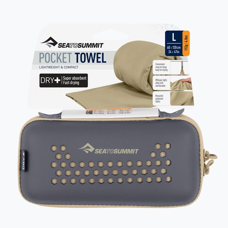 Ręcznik szybkoschnący Sea to Summit Pocket Towel desert 3