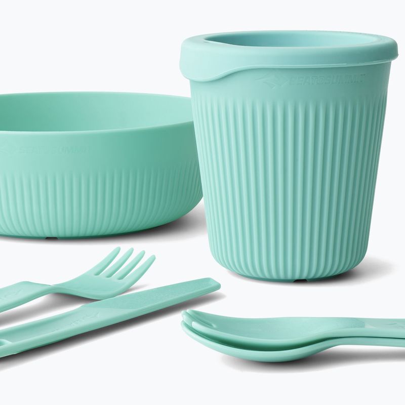 Zestaw naczyń turystycznych Sea to Summit Passage Dinnerware aqua sea 3