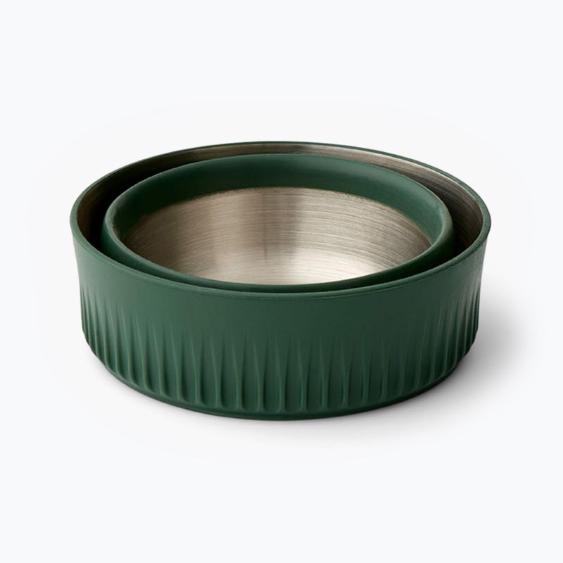 Kubek turystyczny Sea To Summit Detour Stainless Steel Collapsible 475 ml laurel wreath 2