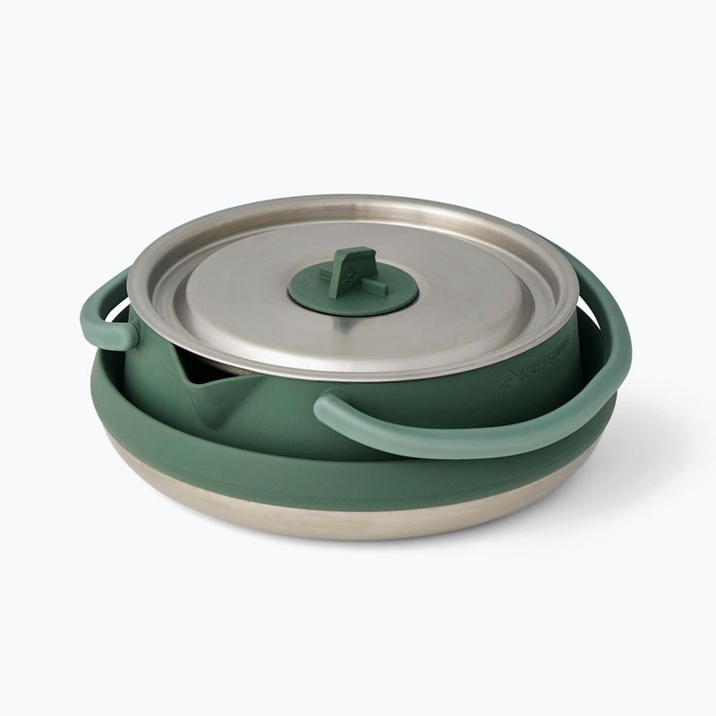 Czajnik turystyczny Sea To Summit Detour Stainless Steel Collapsible 1,6 l green 3