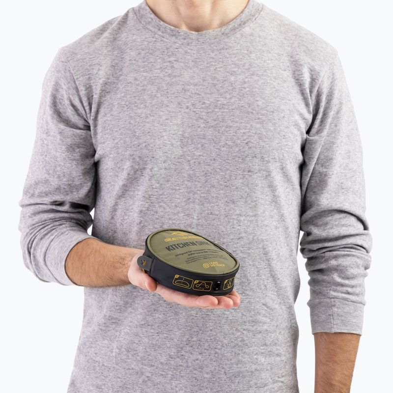 Zlew turystyczny Sea to Summit Kitchen Sink 20 l burnt olive 5