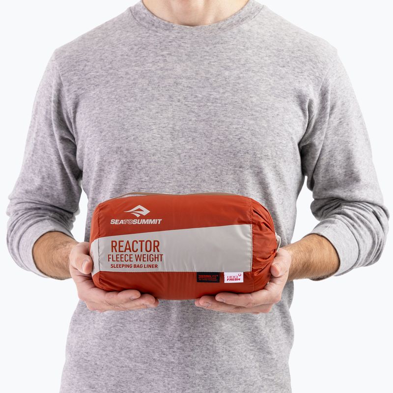 Wkładka do śpiwora Sea To Summit ReacTor Fleeceweight picante 5