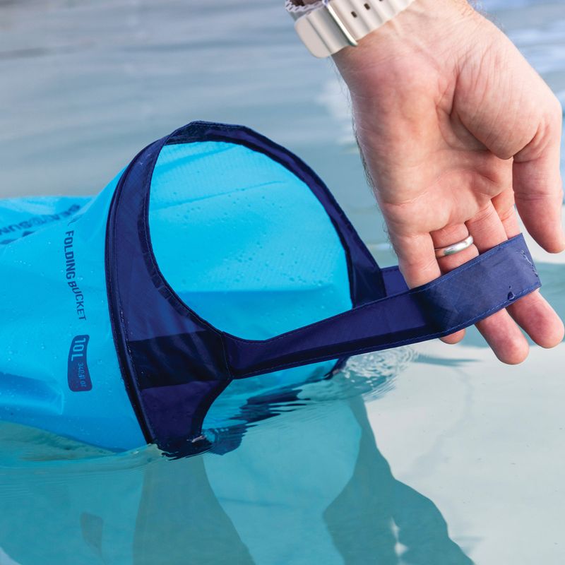 Wiaderko Sea To Summit Ultra-Sil Folding 10 l blue atoll 3