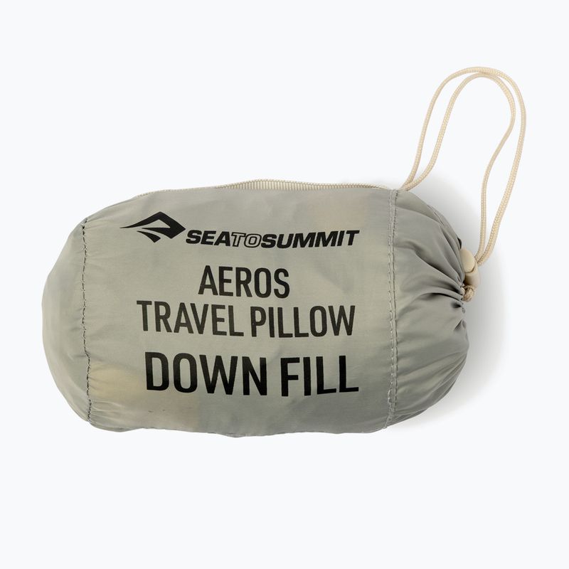 Poduszka turystyczna Sea To Summit Aeros Down Travel neutral grey 5