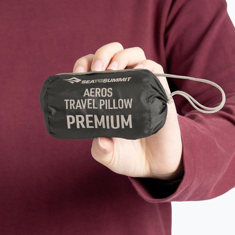 Poduszka turystyczna Sea To Summit Aeros Premium Travel jet black 6