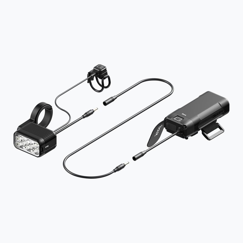 Lampka rowerowa przednia Knog Blinder X 1800 + bateria 10000mAh czarny 2