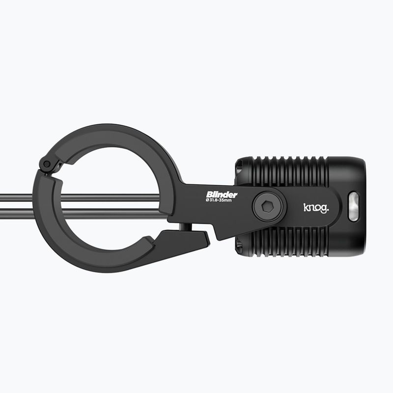 Lampka rowerowa przednia Knog Blinder X 1800 + bateria 10000mAh czarny 3