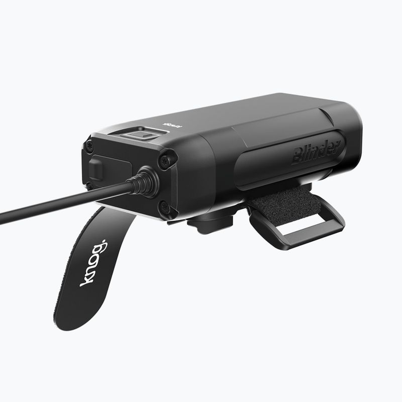 Lampka rowerowa przednia Knog Blinder X 1800 + bateria 10000mAh czarny 4