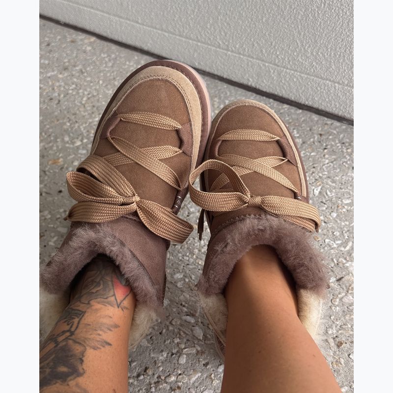 Śniegowce damskie EMU Australia Blurred Micro Patchwork mushroom 9