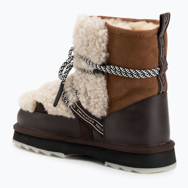 Śniegowce damskie EMU Australia Blurred Teddy chestnut 3