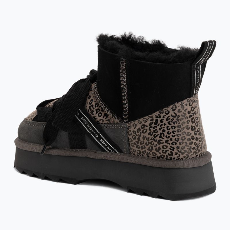 Śniegowce damskie EMU Australia Blurred Micro Patchwork Leo charcoal 3