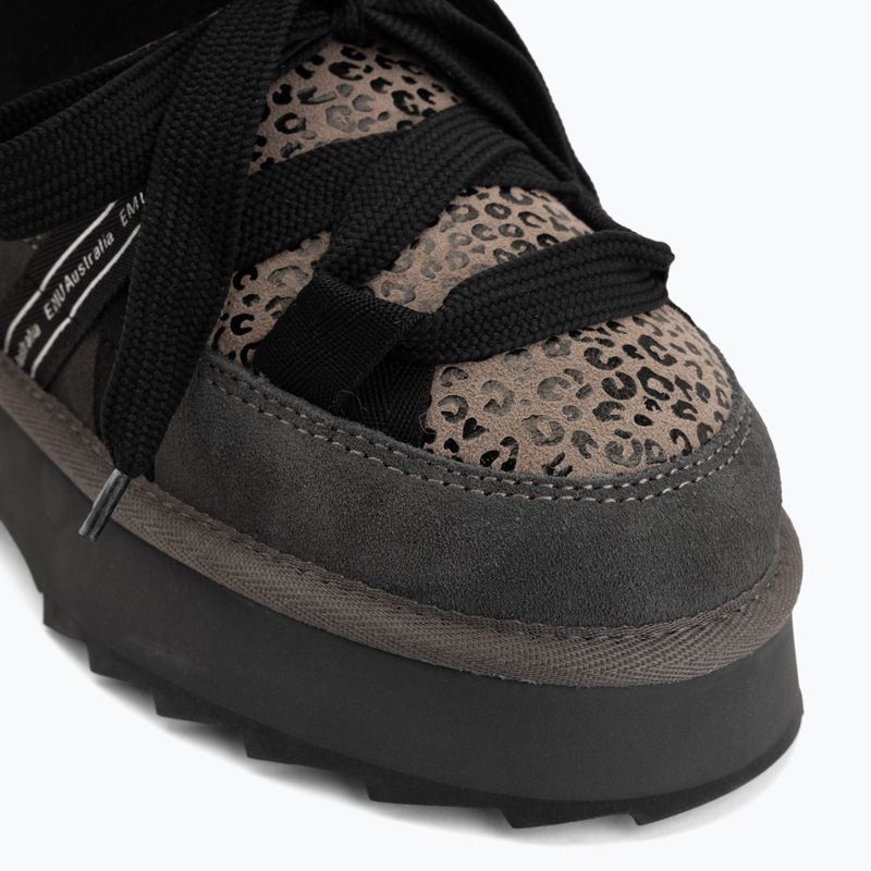 Śniegowce damskie EMU Australia Blurred Micro Patchwork Leo charcoal 7